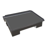 철판구이 고기불판 고기집 돌판 철판 그릴 구이 전용 40x60x6mm 외구망 없음 : 거대한상인몰