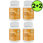 [첫구매할인] 건강바름 프리미엄 호라산밀 곡물 카무트 쌀 효소 정 1000mg 60정, 4개 : 더헬스라이트