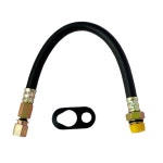 51044 0902 510440902 엔진 플렉스 오일 배수 호스 배수구, 가와사키 FH FR FS FT 및 FX 모델, 쿠보타 Z412 Z122R 2팩 용으로도... 