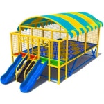 대형 트램폴린 점핑 키즈카페 어린이집 방방 펜션 성인 놀이터 마당 실외 : 지구별판매자2