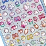 미니 봉봉드롭 동물 스티커 BONBON 3D 입체 볼록 폰꾸 네일 스티커 : JWC러블리