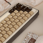 바리스타 반투명 키캡 PBT PC 이중사출 체리 독거미 커스텀 기계식 키보드 커피 : MAKEY