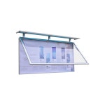 옥외 게시판 학교 대형 실버 캐노피 은색 37x49cm 사이즈별 아파트 부착식 카페 1 임의 사이즈에 맞게 제작 : 보나오라몰