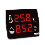 스크린 온습도계 대형 공업 양식장 고온 온도계 습도계 고정밀 벽걸이형 : 코어글로벌스토어