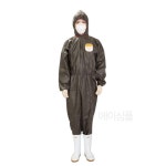 샌딩 도장 작업용 일회용 방진복 5개 피스복 방역복 방제복 : 비로소스토어