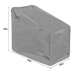 안싱고 가든 호스 릴 카트 커버, 방수, 자외선 차단, 600D 옥스포드 원단, 39인치 x28인치 x39인치 36 x28 x 36 : 루네브켓