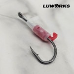 루웍스 외수질바늘 새우살리는바늘 어퍼컷훅2/0 농어/우럭/민어 지선채비 3PCS  LWX-67 : 태클붐