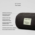 크라운어페어 더 헤어타올 블랙 Crown Affair The Hair Towel : 원더러스트