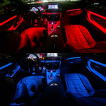 BMW 640D F12 DMX 엠비언트 무드등 라이트 무빙 RGB 노출 비노출 매립형 대구 : 카뷰티