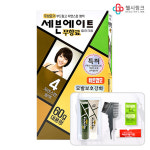 동성제약 세븐에이트 4호 자연스러운 밤색 / 무향료 칼라크림 염색약 60g 자연스런 염색 : 헬시링크
