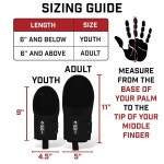 야구소프트볼용 슬라이딩미트 성인용 다양한디자인 베이스러닝 Adult 1 Black : 글로벌크레스트