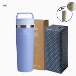 스탠리 카페 투 고 트래블 머그 텀블러 머그컵 591ml 하이드렌지아 텀블러 레이저 각인 단체구매 이니셜 각인 : 씨엘씨컴퍼니