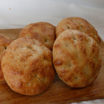 통밀 포카치아 100g 우리밀 천연발효 통곡물 무설탕 비건 저당 식사 샌드위치 빵 : 텃밭브레드