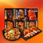 닭형 직화 통다리살 6종 30팩 혼합 구성(각 5팩) 스리라차, 안동찜닭, 맛다시, 사천짜장, 왕갈비, 흑마을 통 닭다리살 : 닭형