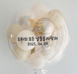 레터링 헬륨 생일 기념일 돌 환갑 안양 그린티아이보리 : 파티씨유