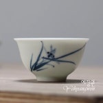 [다도 다기] 예향원 순수공 청화도자기 난화 품명배 찻잔 40ml C-5633 : 예향원