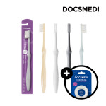 닥스메디 잇몸칫솔 1P 4P 두줄모 부드러운 이중 미세모로 임플란트 시린이 관리 치과 칫솔 : 닥스메디