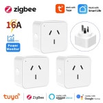 Tuya Zigbee 스마트 소켓 AU 플러그 라이프 앱 에너지 모니터 타이밍 지원 호환 원격 제어 전원 콘센트 Google 홈 Alexa : 전기전자부품전문2
