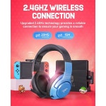 CG-01 2.4Ghz Wireless Gaming Headset for Nintendo Switch OLED Lite, Bluetooth 5.4 Headphones with No : 하이 이지템즈