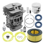 Anxingo 44mm 실린더 키트 Stihl MS251 MS 251 전기톱 1143 020 1207 11430201207 교체 : 마한-2