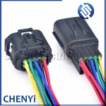 10 자동 방수 커넥터 레이더 센서 거리 배선 플러그 6189 1134 6188 0696 For ta 90980 12380 female 1 Pcs : 월드딜스토어