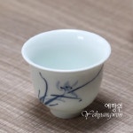 [다도 다기] 예향원 순수공 청화도자기 난화 품명배 찻잔 40ml C-5633 : 예향원