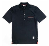 톰 브라운  남성 시그니처 폴로티셔츠 네이비  MJP060A 01454  415(Size: 3) : 여주아울렛 PRIMO.u