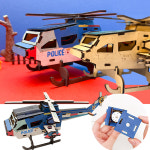 태양열 헬기만들기 태양판 신재생에너지 태양에너지 환경교육 MDF 조립 색칠하기 중급 DIY : 퍼니 팩토리