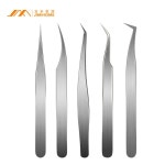 JIMIHOME 정밀 핀셋 세트 정전기 방지 스테인레스 스틸 공예, 보석, 전자 제품, 실험실 작업용 : 세화상사5