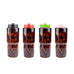 1리터 투명 커피 보틀 카페 다이아 일반캡 60개 : 다빈상사