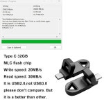lcwamy 32GB 타입 C USB 플래시 드라이브 엄지 블랙 메탈 1PC : 이지샵96