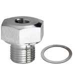 LS 엔진 스왑 LS1 LSX LS3 및 모든 시리즈 5.3L 6.0L 6.2L용 YSIL 오일 압력 센서 어댑터 남성 M16-1.5 어댑터와 여성 1/8인치 NPT 연결... 