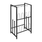 부팅 랙 신발 주최자 세련된 다목적 스탠드 금속 독립형 현대 실내 기숙사 방 출입구 파티오 : 프릭스컴퍼니