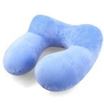 목베개 기내용 여행용 비행기 풍선 목 베개 여행 액세서리에 대 한 U 자형 수면 홈 섬유에 4 색 : 보다빠른