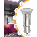 Cheopha 1383 1139 LED 전구, 1156 1141 전구 R12 리딩 2W 10 30VDC BA15S 싱글 컨택 베이오넷 베이스 RV 캠핑카 트레일러 모터홈 실내... 
