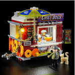 펀홀 FO F9046 칠리핫도그 트레일러 515PCS 호환블럭 모듈러 LED조명포함 : 브릭스피드