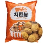 맘모스 치킨볼 2kg 순살 강정 간식 튀김 : 솔그린