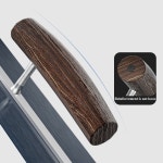 석공 공구 두꺼운 마감 SK5 블루 스틸 흙손 Wenge 나무 손잡이 L 생크 포함 0.5mm : 두컴퍼 니
