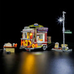 펀홀 FO F9046 칠리핫도그 트레일러 515PCS 호환블럭 모듈러 LED조명포함 : 브릭스피드