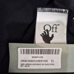 여주아울렛 명품-오프화이트 WEED 애로우 남성 오버핏 티셔츠 블랙  OMAA120S22JER002 1055(Size: XL) : 여주아울렛 PRIMO.u