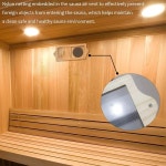 사우나 모자가 장착된 조절 가능한 통풍 그릴, 원치 않는 이물질이 방에 들어오는 것을 방지하기 위해 나일론 네팅이 내장된 환기 창 액세서리... 