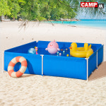 사각 프레임 대형 풀장 접이식 가정용 마당 야외 물놀이 어린이 유아 아기 펜션 수영장 : 캠프엠