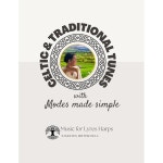 켈틱 및 전통적인 멜로디가 단순해진 멜로디 라이어 하프 기타 멜로디 악기를 위한 음악 : 바나나하바나03