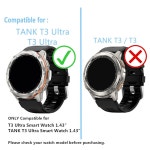 스마트 워치 1 43인치 3팩 용 Aemus 스크린 프로텍터 AMAZTIM/KOSPET TANK 2 GPS 워치와 호환되는 투명 유리 보호 필름 : 하늘공간 길