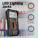 Aicevoos 디지털 전문 멀티미터 9999 TRMS DC/AC 테스터 계산 옴 커패시터 멀티메트로 : 신흥글로벌2024