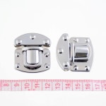 실버 톤 보석 나무 케이스 상자 잠금 래치 하드웨어 3.5x3.8cm J3397, 무료 배송-10 세트 : 로투스 트레이드