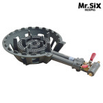 고화력 주물 버너 2열 LPG용 [가스렌지 가스 쌍관버너 업소용 화구 2구 3구 대흥주물] : 미스터 식스