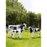 젖소조형물 송아지 조형물 황소 송아지C타입/길이90cm / 01 섬유 송아지C타입/길이90cm 동물동상 4종] 공원 고개 작은 [콤비 조경인테리어... 