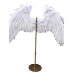 천사 날개 소품 코스튬 연극 천사날개 공연 코스프레 화이트 깃털 블랙 무대 할로윈 소 이벤트 대형 엔젤 1. 하얀색 날개 스트랩 : 디에이치상사1