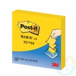 굿토스 점착메모지 팝업리필 그리움노랑 76x76mm 접착메모지 : 굿토스